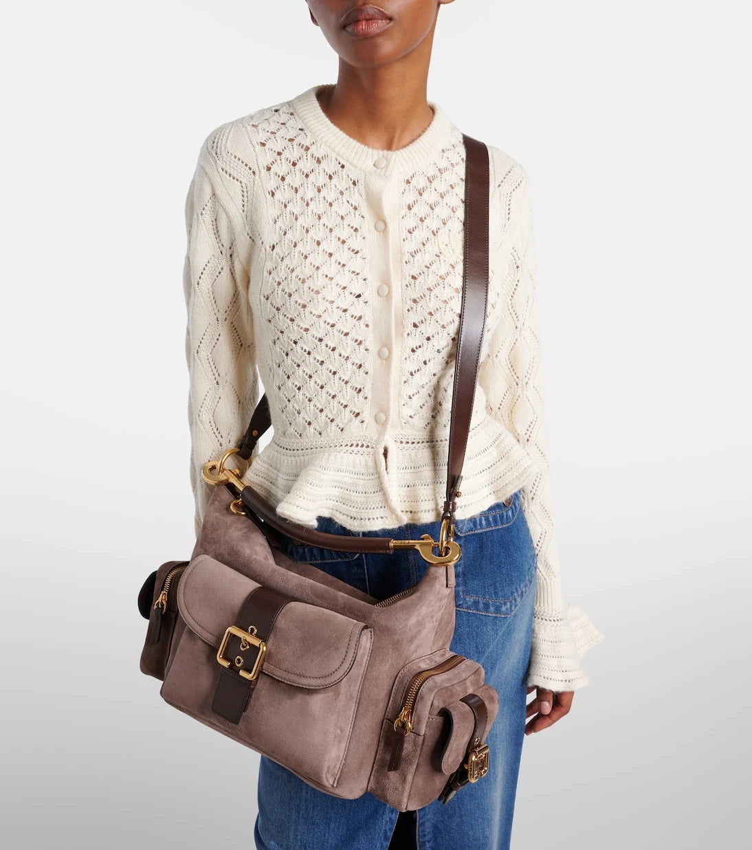 Chloé - Suede camera bag