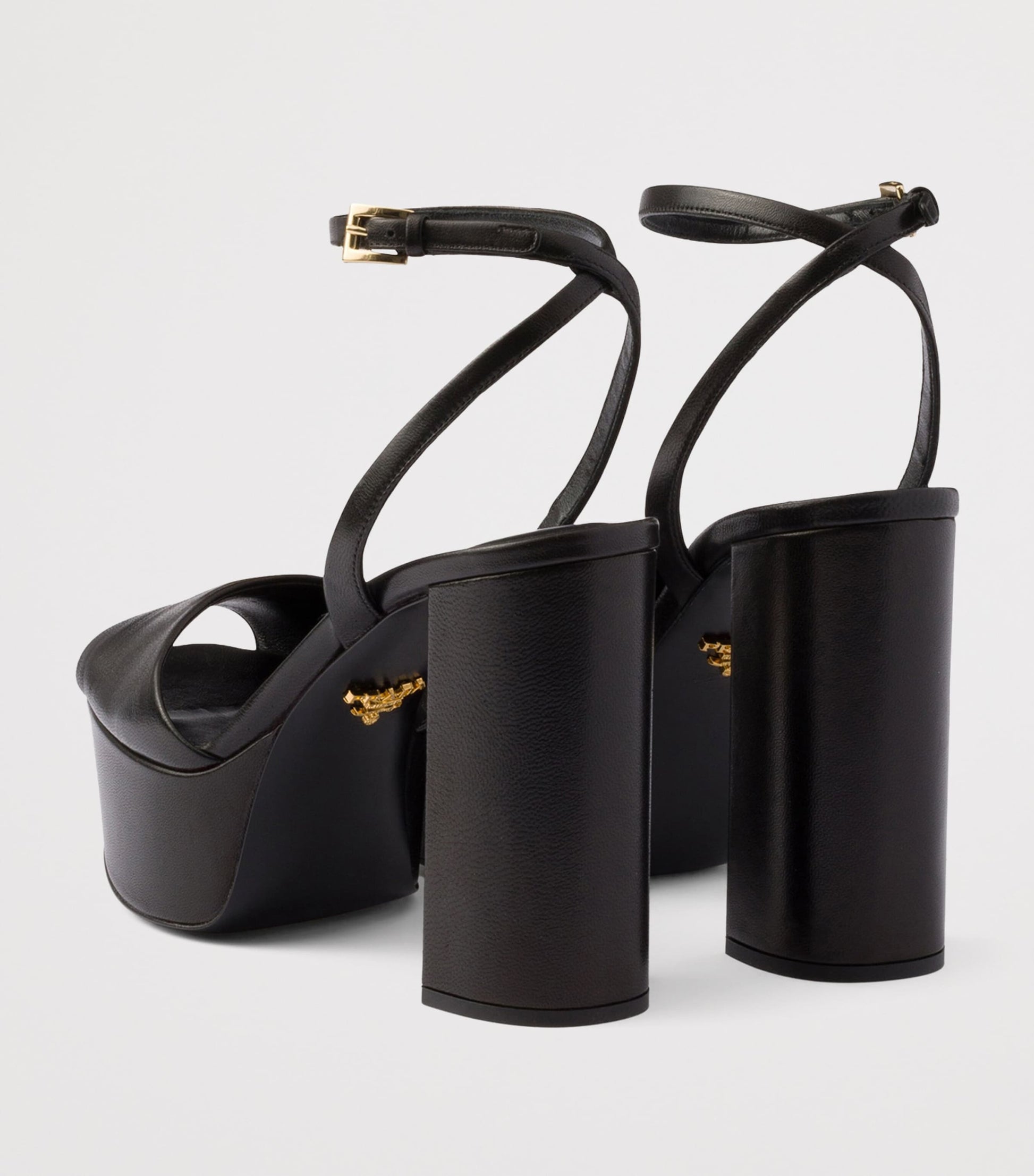 Prada Nappa Leather Platform Sandals 115