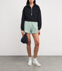 Green Fleece Polo Pony Shorts