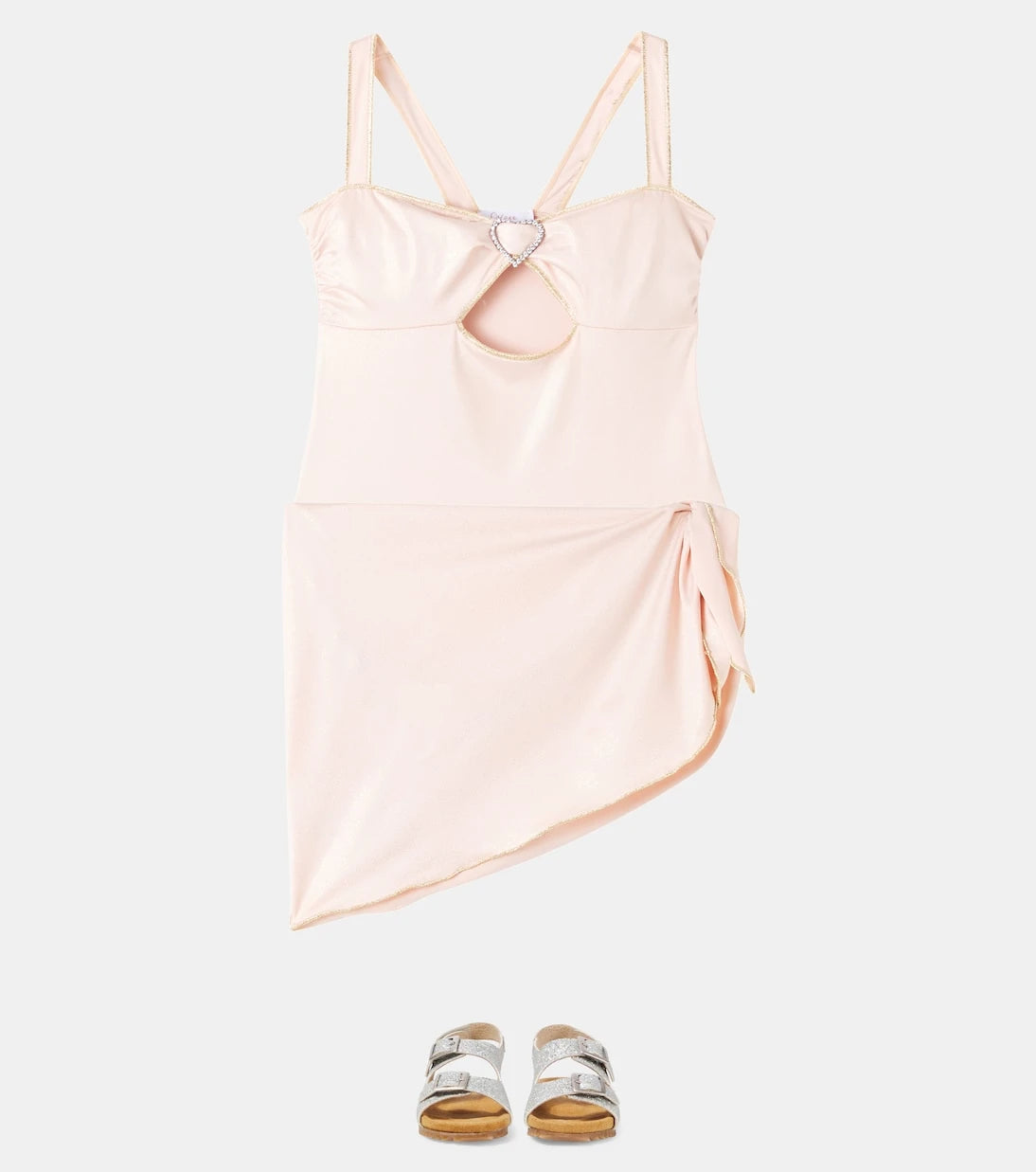 Oséree Kids - Embellished cutout swimsuit