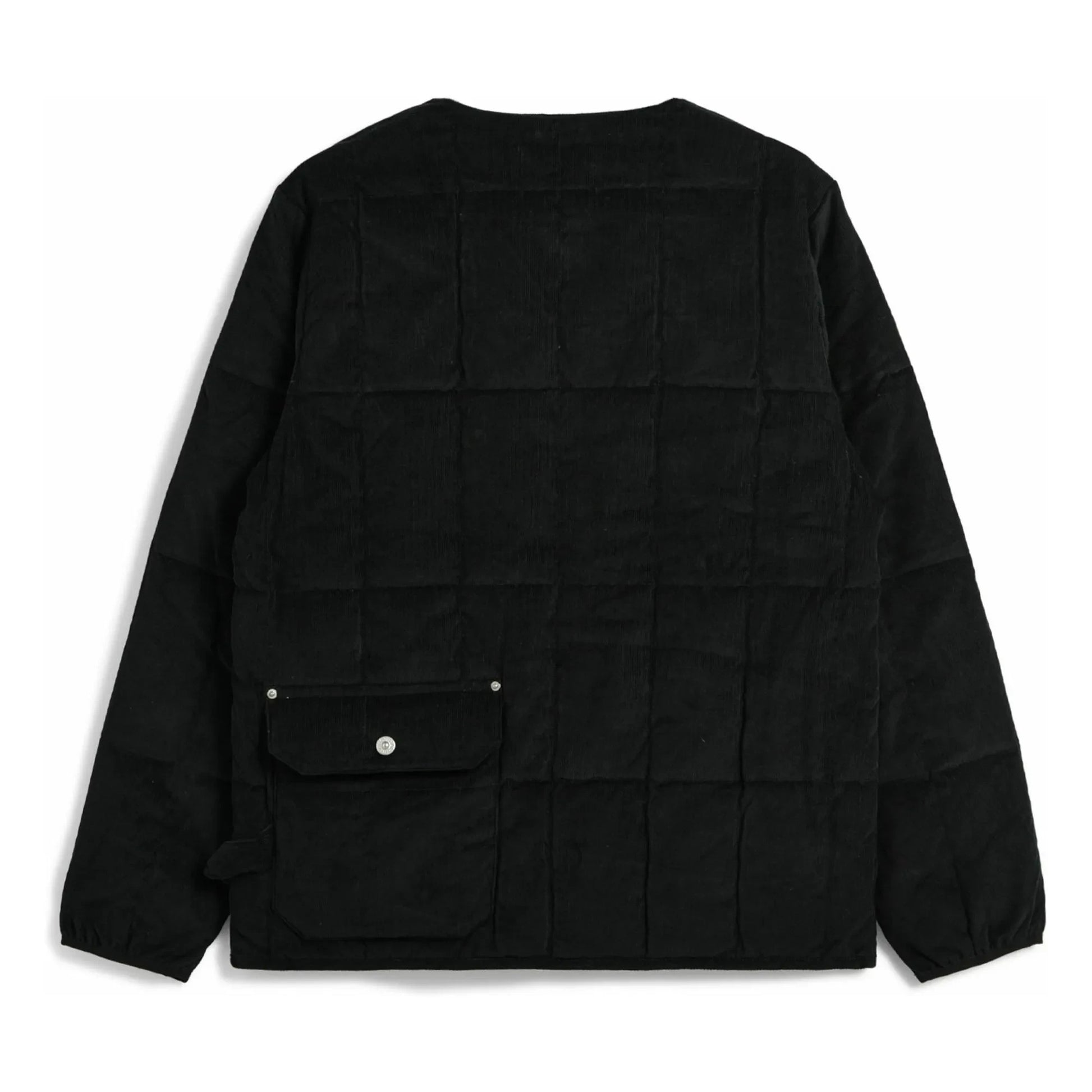 Taion - Corduroy Round Collar Jacket  | Black