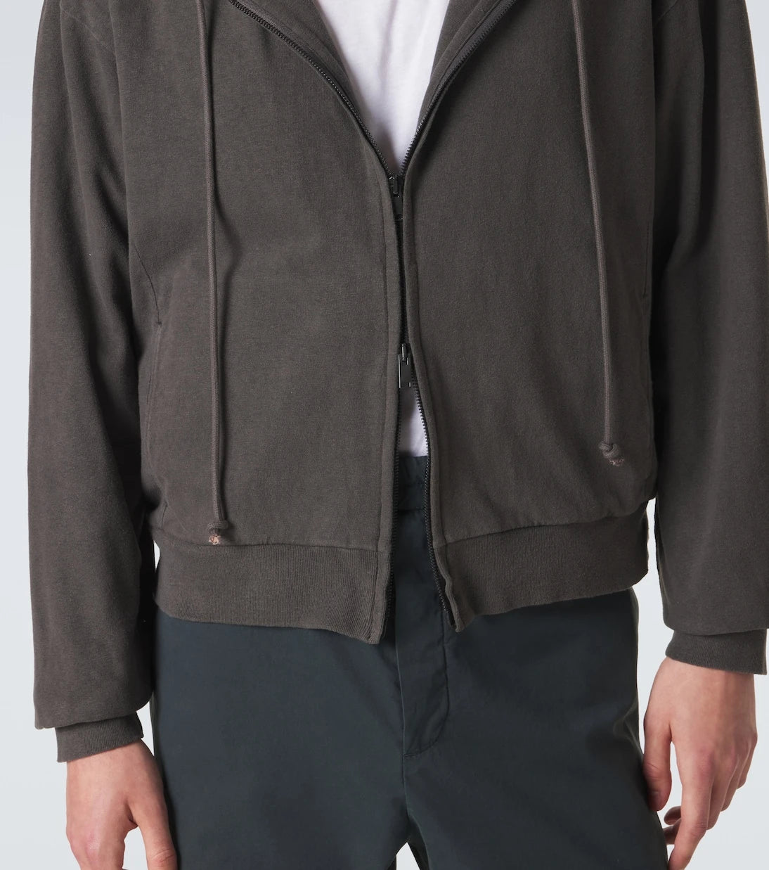 The Row - Mabon cotton jersey zip-up hoodie