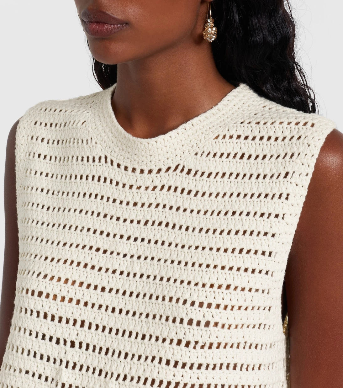 Leset - Lucy crochet cotton minidress