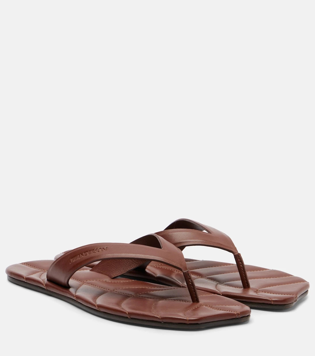 JW Anderson - Yaprak deri parmak arası sandalet
