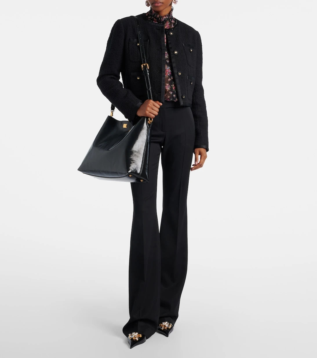 Dolce&Gabbana - Vittoria Large leather tote bag