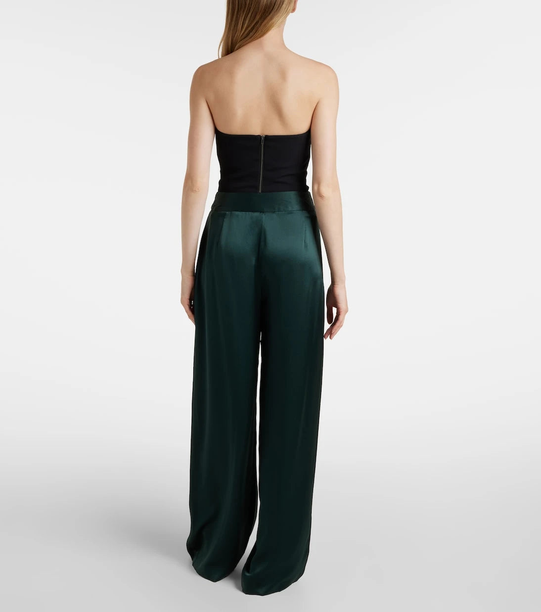 The Sei - Silk satin wide-leg pants