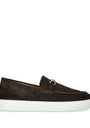 Suede Medusa Loafers