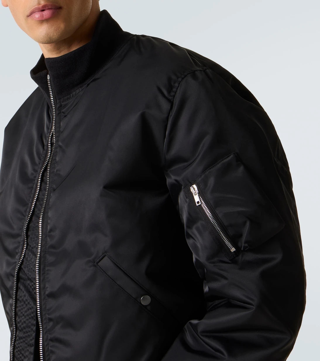Rick Owens - Logo bomber jacket