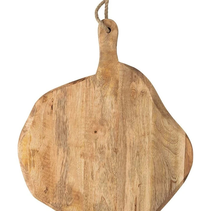 Дъска за рязане J-Line Round Organic Wood