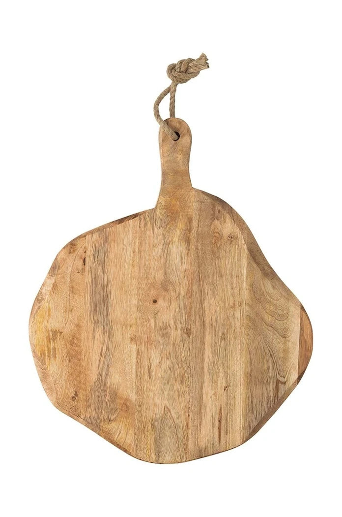 Дъска за рязане J-Line Round Organic Wood