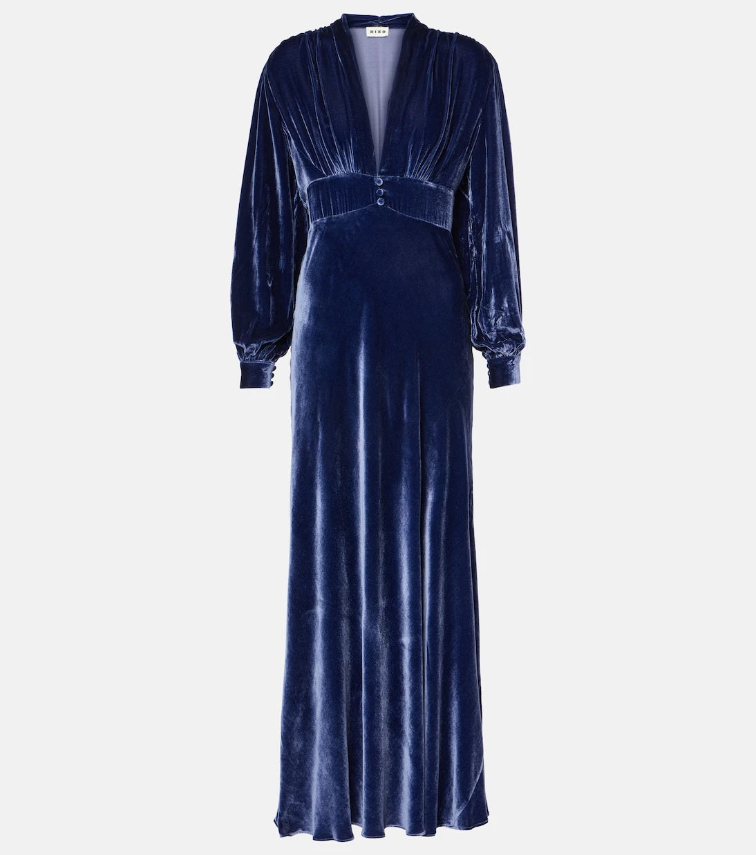 Rixo - Emery velvet maxi dress