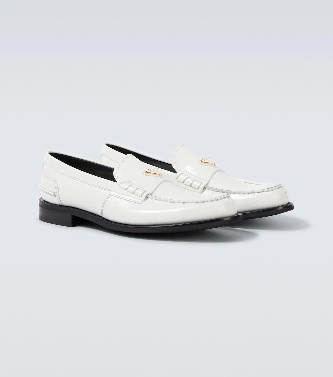 Prada - Leather loafers