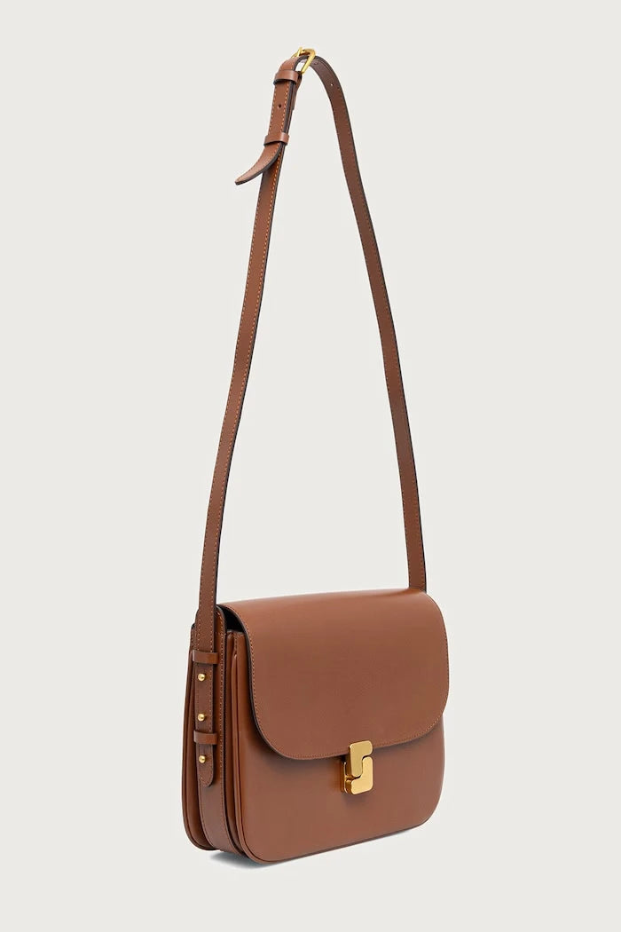 BELLISSIMA MAXI deri kadın crossbody çanta