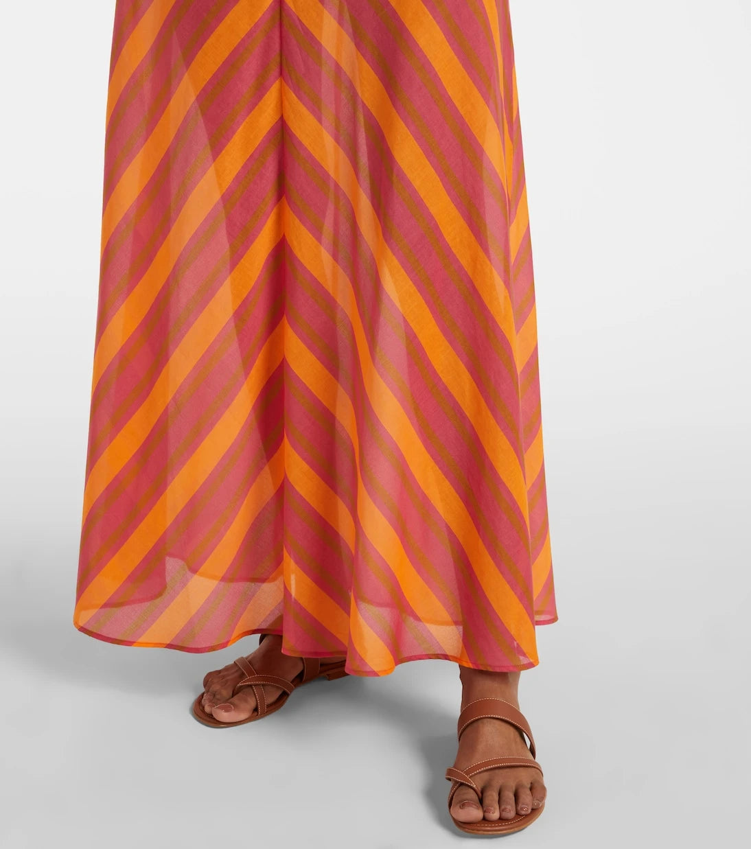 Eres - Neree printed cotton voile maxi dress