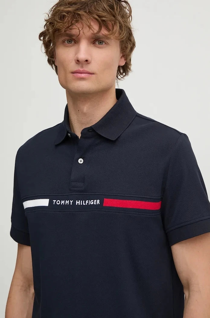 Тениска с яка Tommy Hilfiger