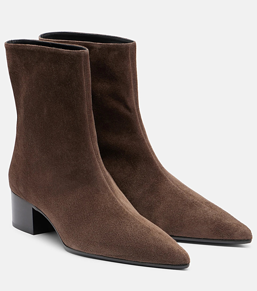 Khaite - Andee suede ankle boots