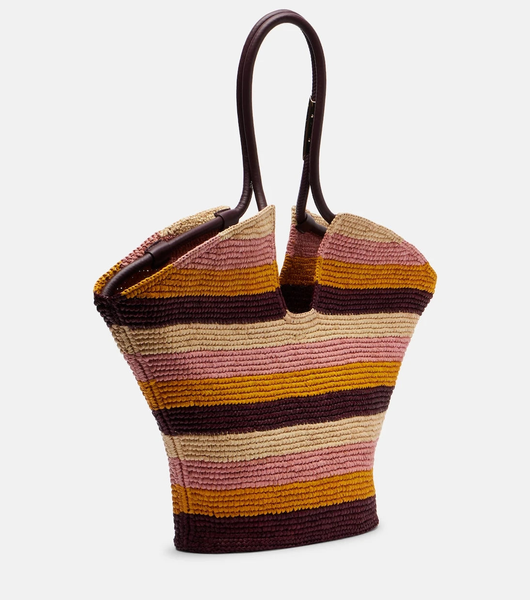 Zimmermann - Goldentime Large raffia tote bag