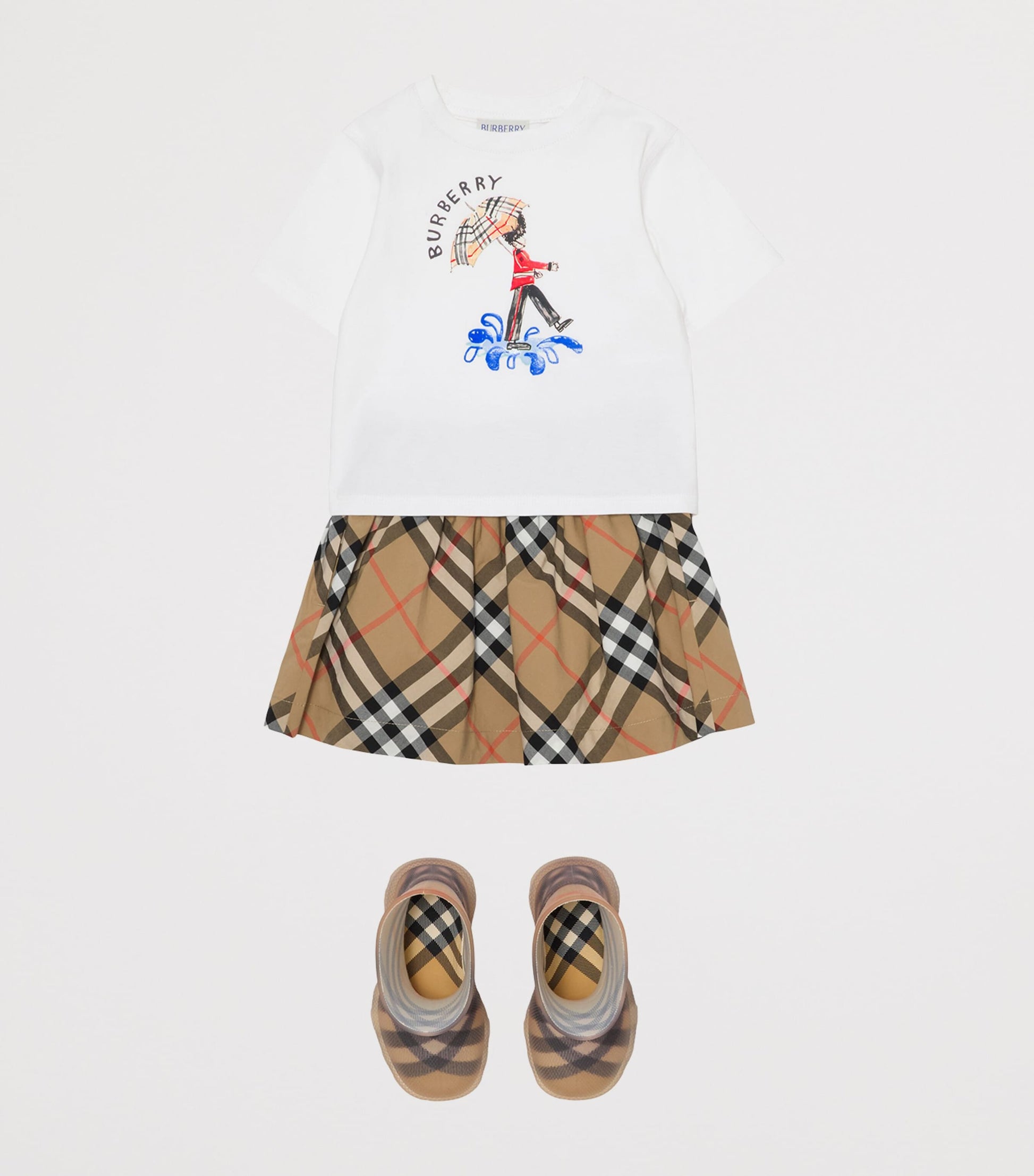 Burberry Kids Cotton London Guard T-Shirt (6-24 Months)