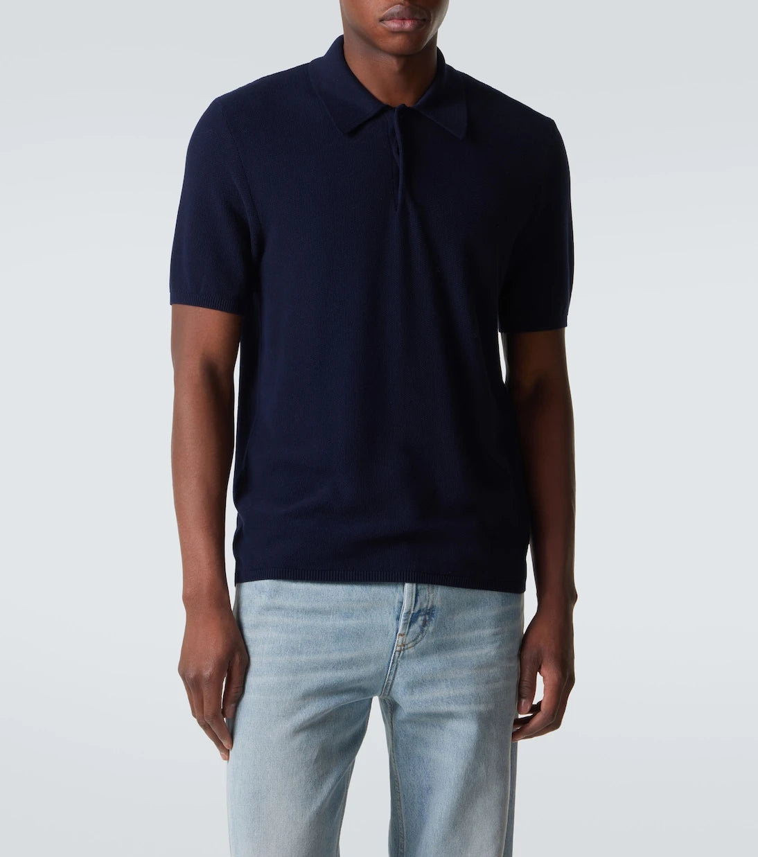 Saint Laurent - Cotton polo shirt