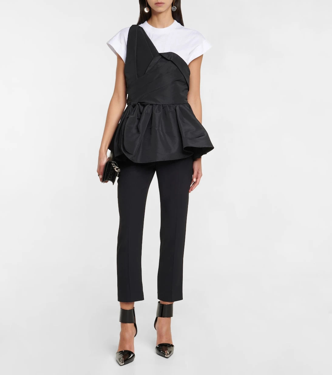McQueen - Mid-rise slim crêpe pants