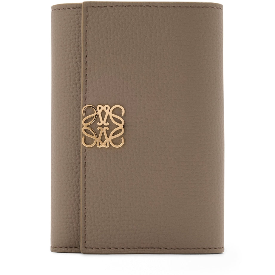 LOEWE Brown Small Leather Anagram Wallet