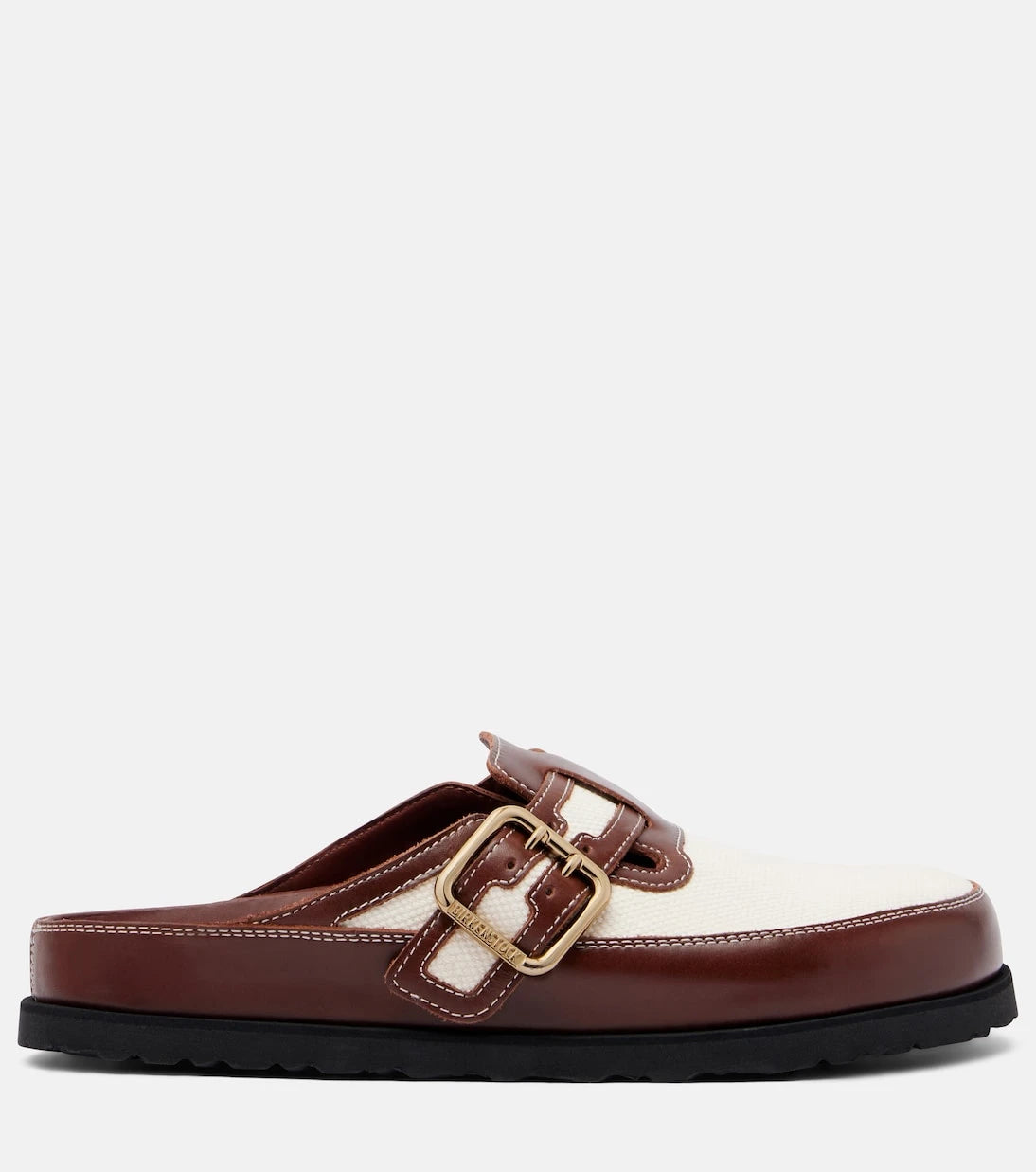 Birkenstock 1774 - Boston leather-trimmed woven clogs