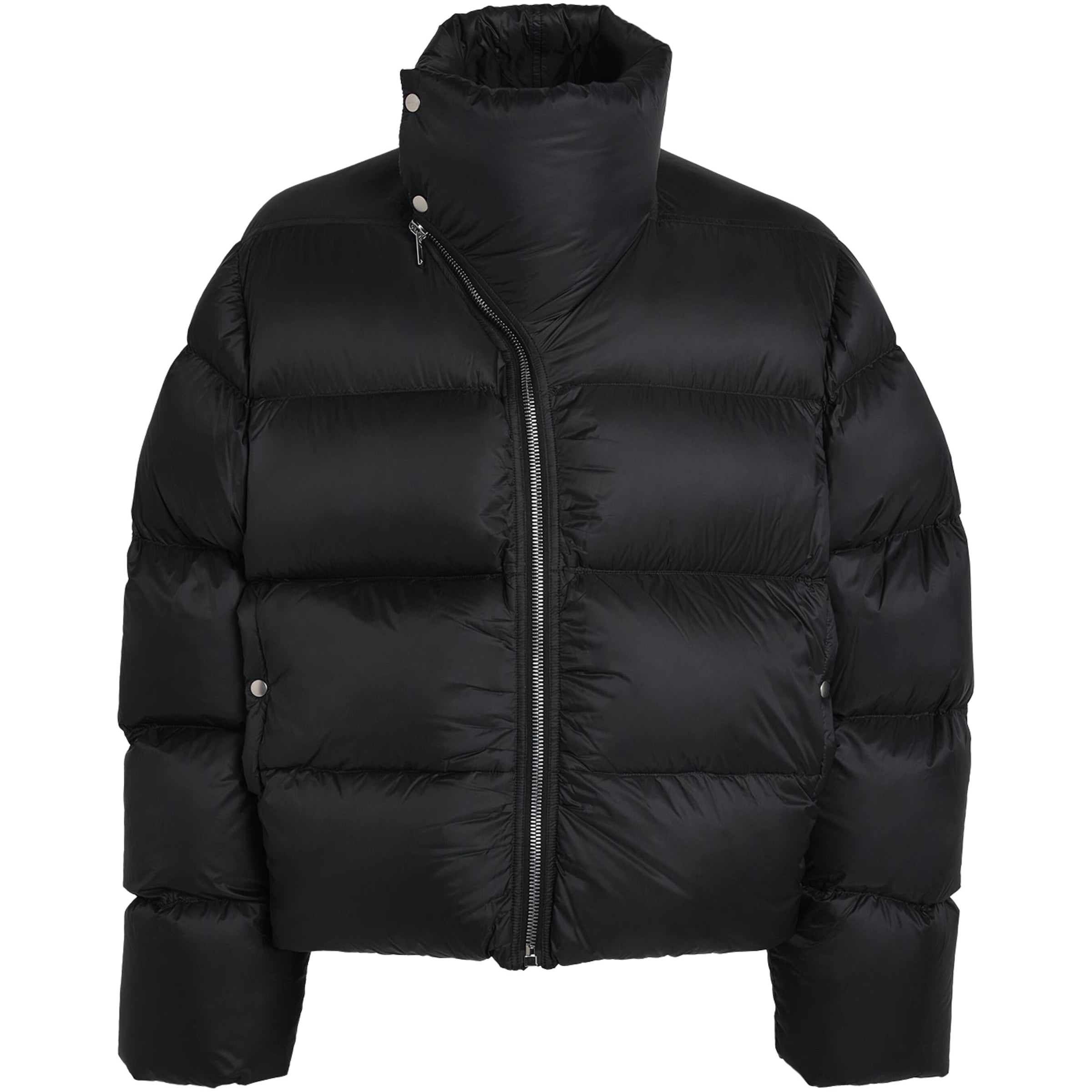 Rick Owens Black Down Turtle Puffer Jacket