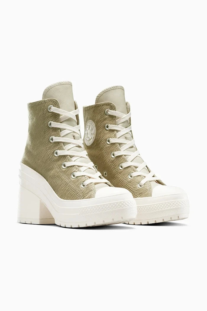 Високи кецове Converse Chuck 70 De Luxe Heel Pony Hair