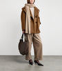 Max Mara Beige Cashmere Pea Coat