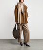 Beige Cashmere Pea Coat