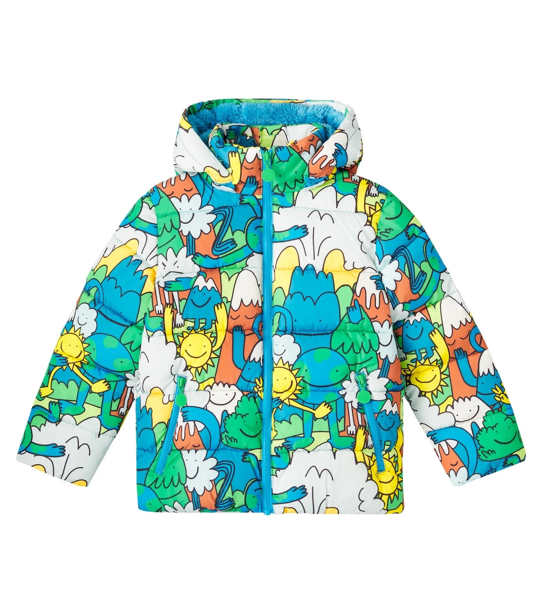 Stella McCartney Kids - جاكيت منفوخ مطبوع