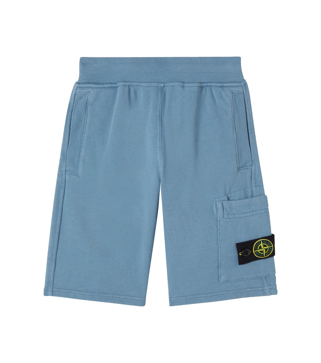 Stone Island Junior - Compass cotton jersey shorts