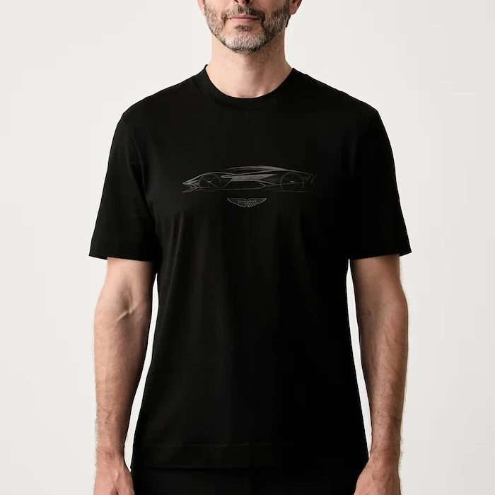BOSS x Aston Martin erkek pamuklu tişört