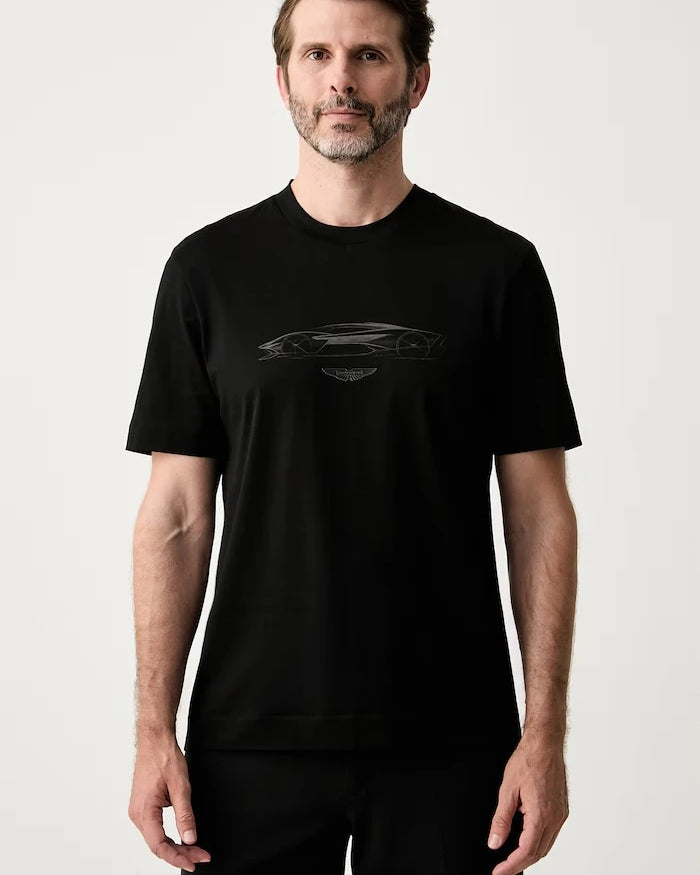 BOSS x Aston Martin erkek pamuklu tişört