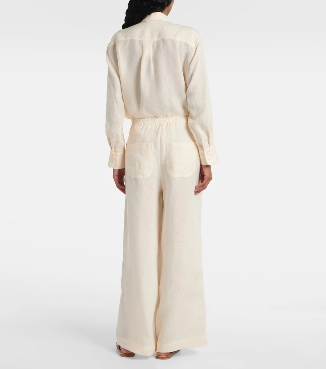 Eres - Select linen wide-leg pants