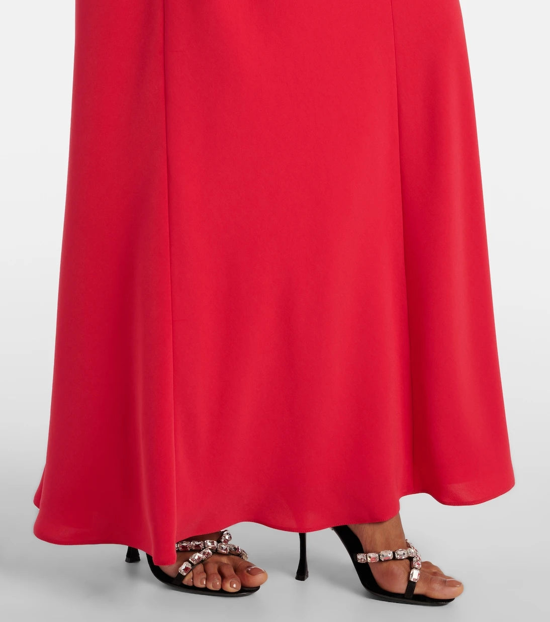 Max Mara - Fernet halterneck cady gown