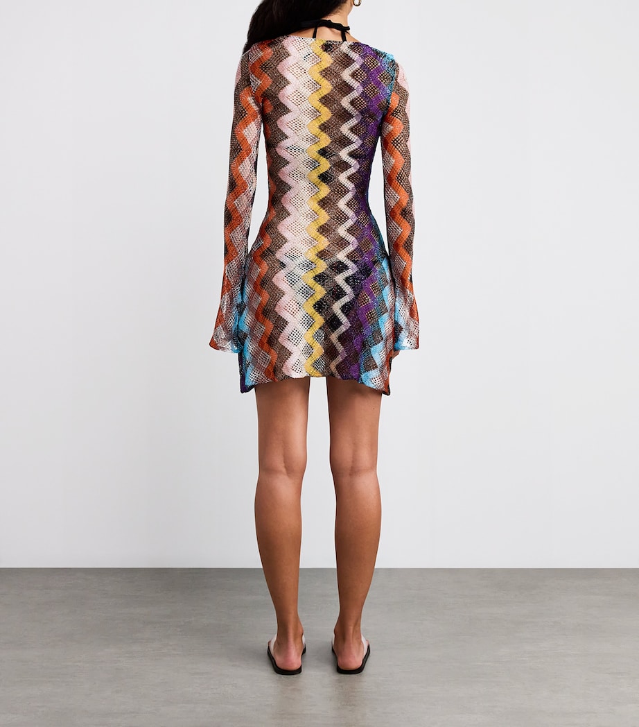 Missoni Multi Zigzag Lace-Detail Kaftan