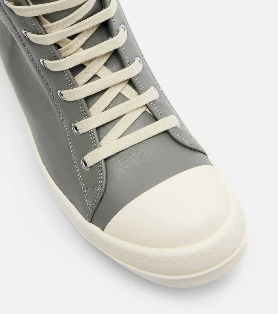 Rick Owens - Leather high-top sneakers