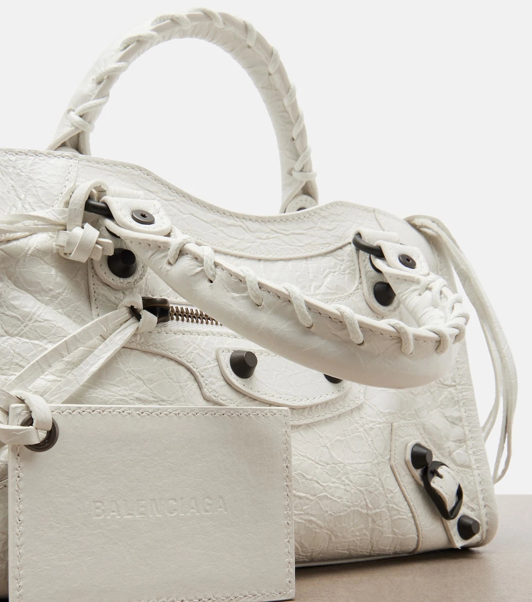 Balenciaga - Le City Mini leather top-handle bag