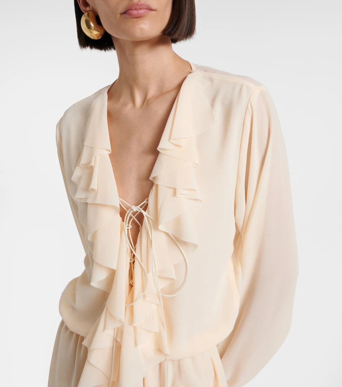 Bananhot - Bellen ruffled minidress