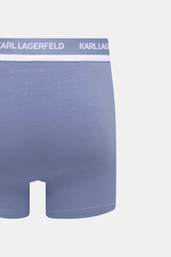 Karl Lagerfeld pamuklu elastan erkek boxer 3'lü