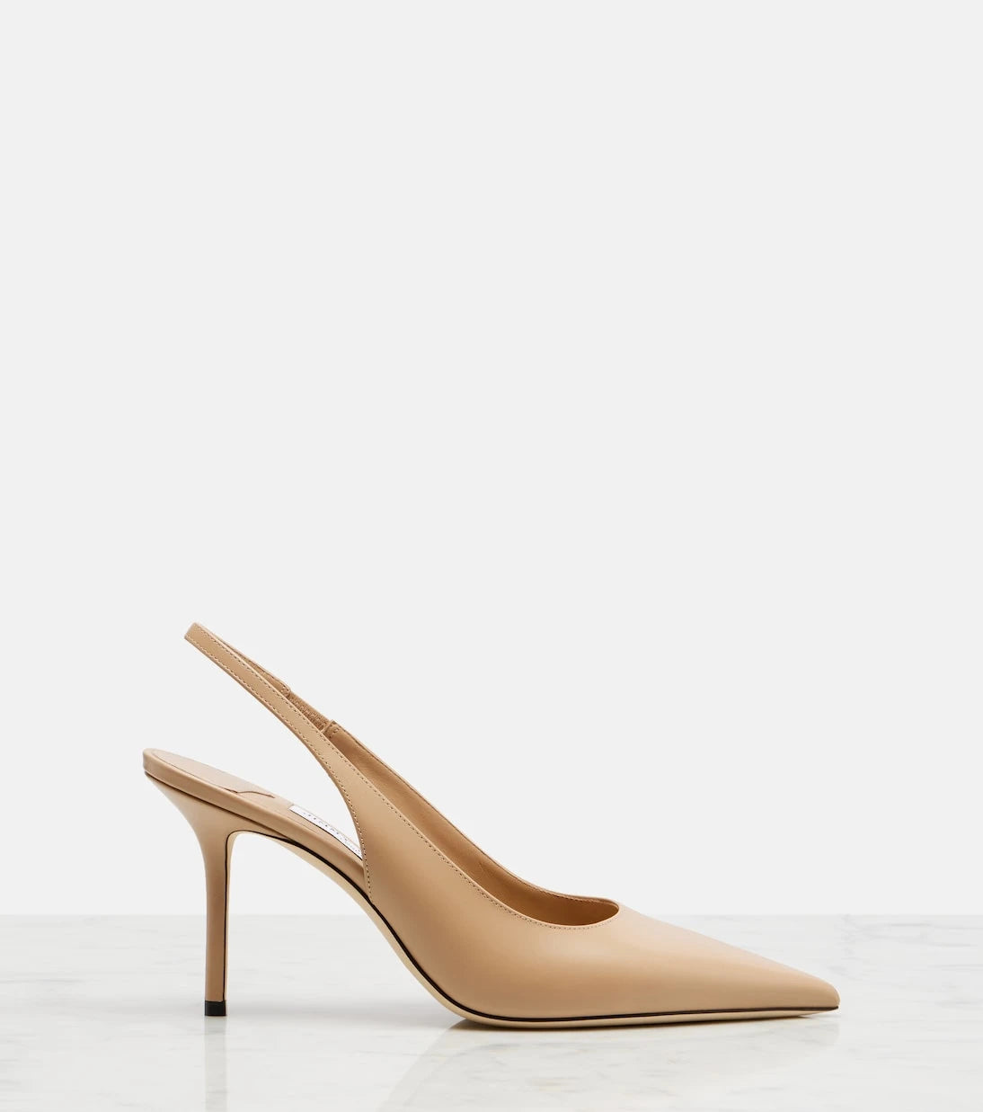 Jimmy Choo - Love leather slingback pumps