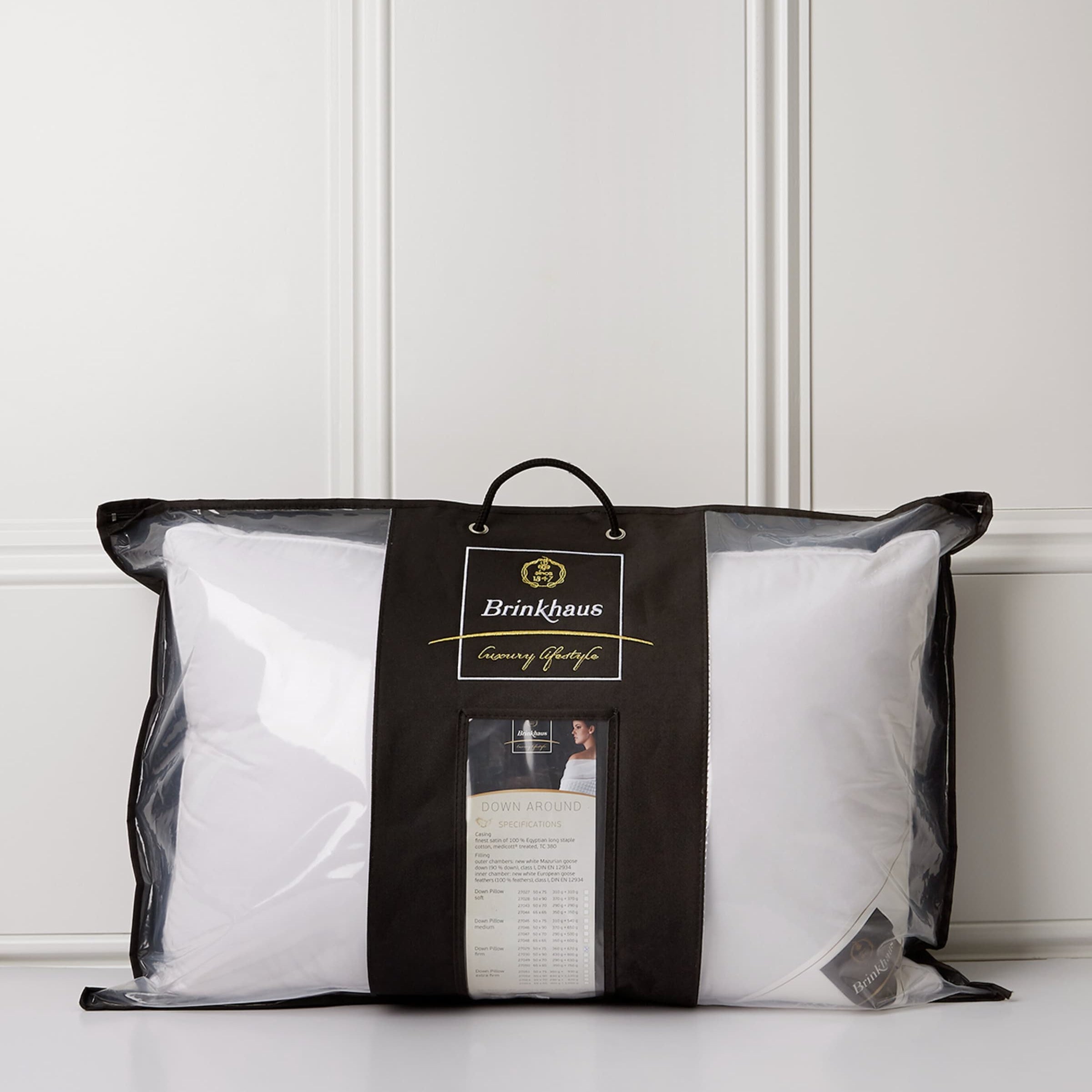 Firm Down Around Pillow (50cm x 75cm)