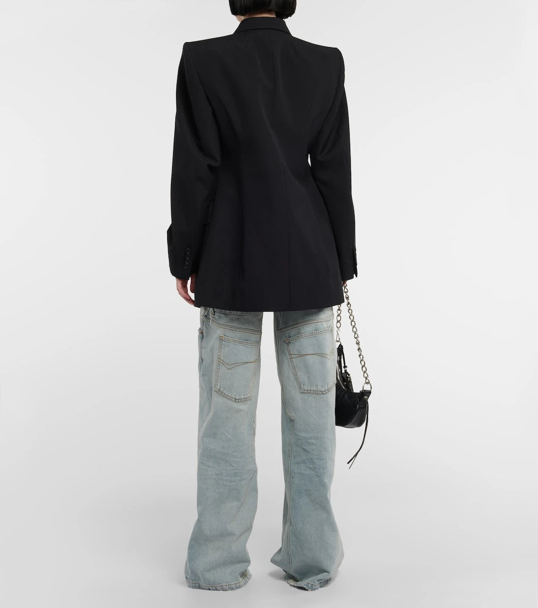 Balenciaga - Hourglass double-breasted wool blazer
