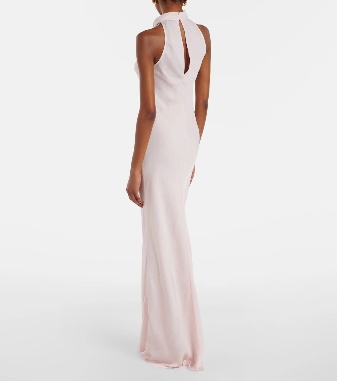 Rotate - Halterneck satin gown