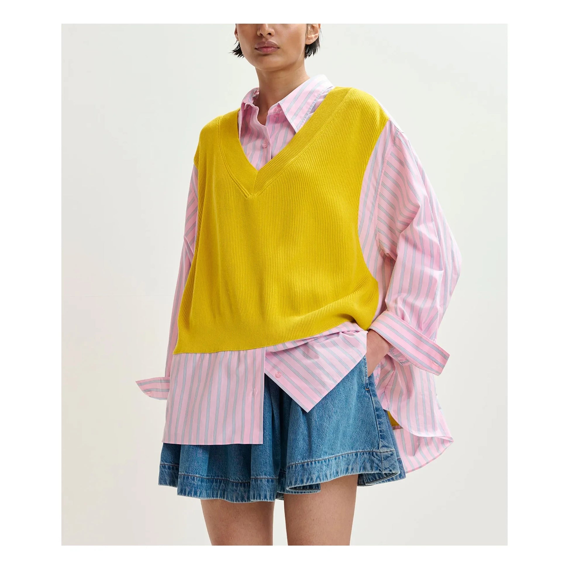 Essentiel Antwerp - Combo Jit shirt | Lemon yellow