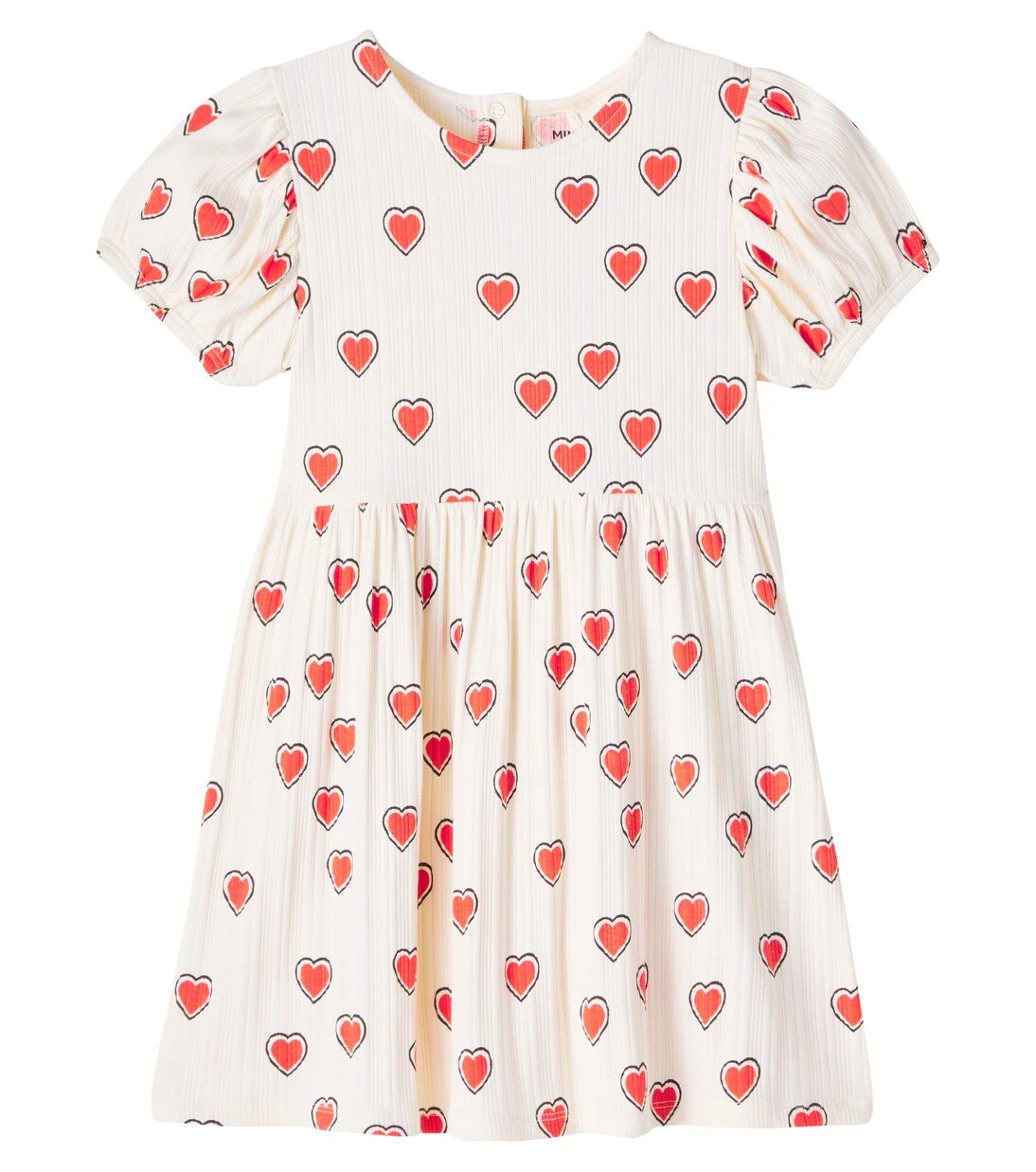 Mini Rodini - Ribbed-knit cotton-blend dress