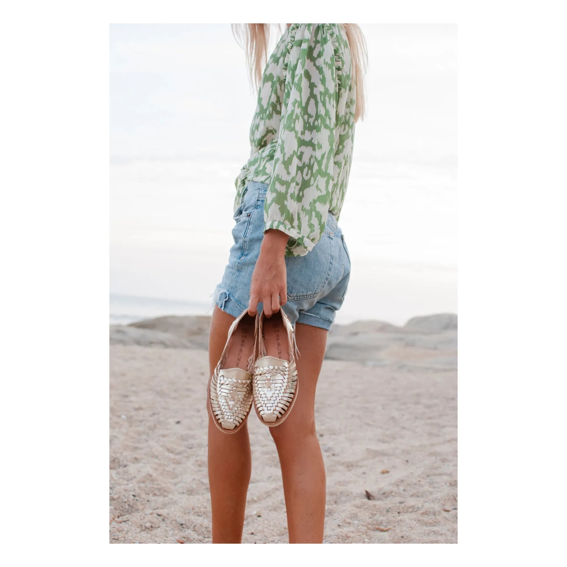 Mapache - Alegre Sandals | Gold