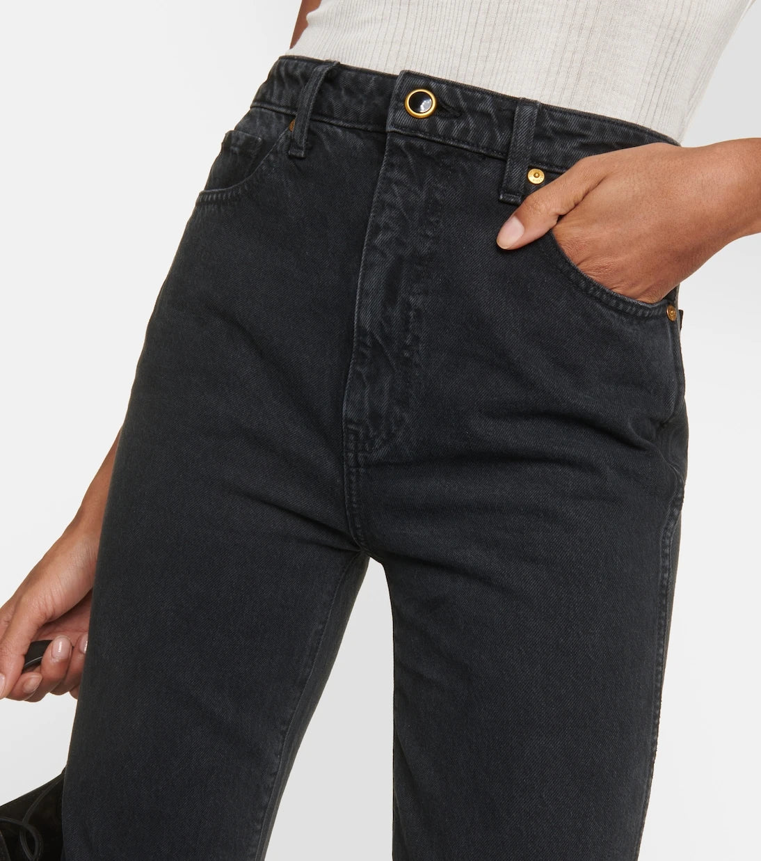 Khaite - Danielle high-rise straight jeans
