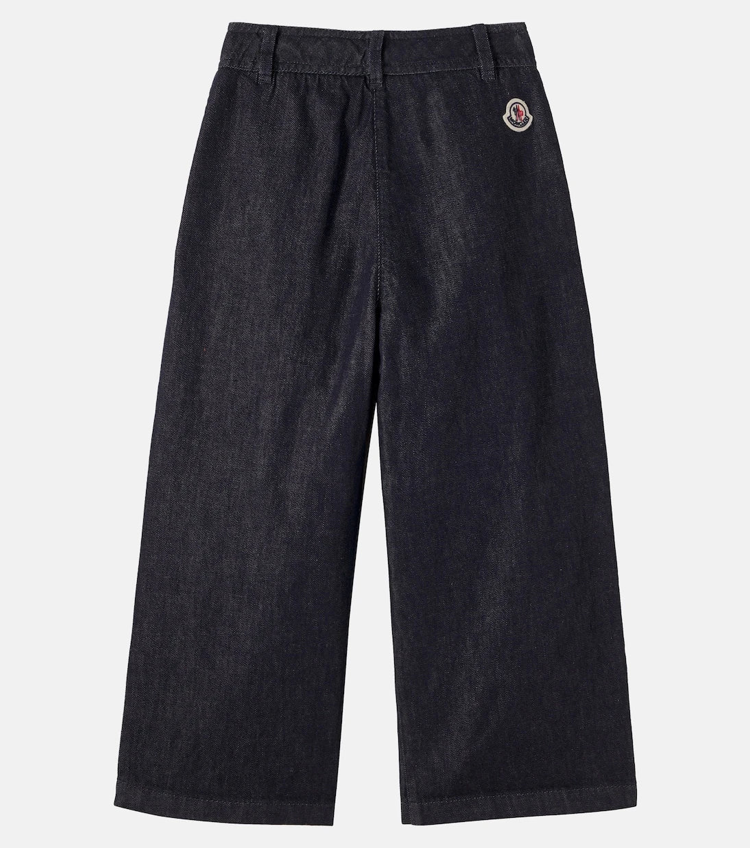 Moncler Enfant - Pleated wide-leg jeans